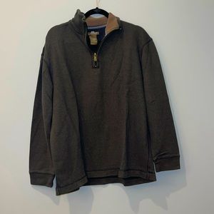 METHOD Men’s Brown Half Zip Pull Over Sweater (XL)